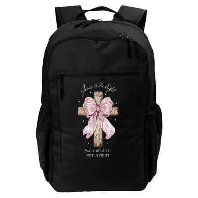 Jesus Is The Light Walk By Faith Not By Sight Coquette Backpack