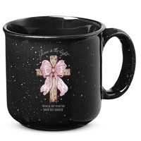 Jesus Is The Light Walk By Faith Not By Sight Coquette 15oz Campfire Ceramic Mug