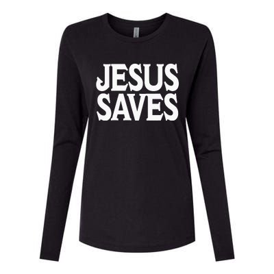 Jesus Is the Only Way Jesus Saves Mall Jesus Womens Cotton Relaxed Long Sleeve T-Shirt