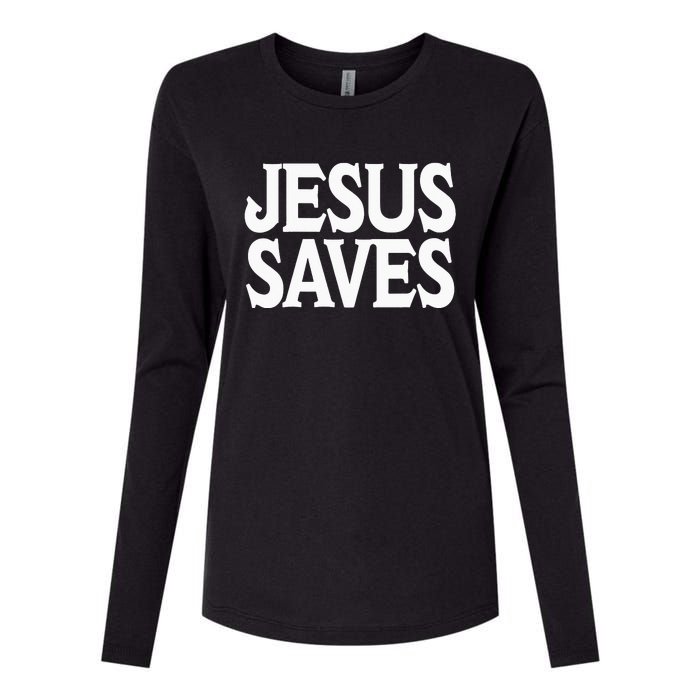 Jesus Is the Only Way Jesus Saves Mall Jesus Womens Cotton Relaxed Long Sleeve T-Shirt