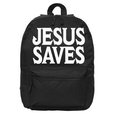 Jesus Is the Only Way Jesus Saves Mall Jesus 16 in Basic Backpack