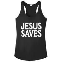 Jesus Is the Only Way Jesus Saves Mall Jesus Ladies PosiCharge Competitor Racerback Tank