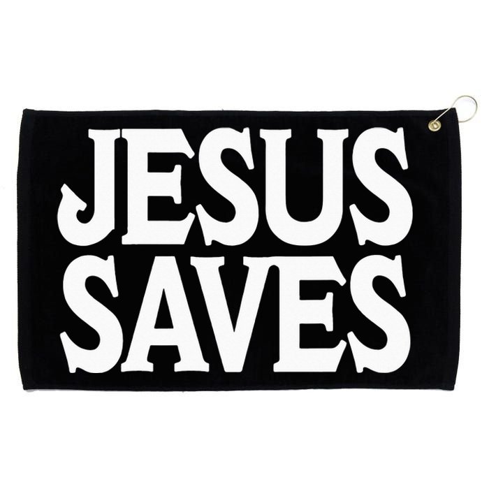 Jesus Is the Only Way Jesus Saves Mall Jesus Grommeted Golf Towel