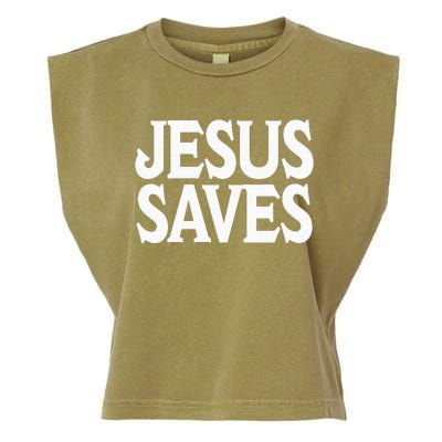 Jesus Is the Only Way Jesus Saves Mall Jesus Garment-Dyed Women's Muscle Tee