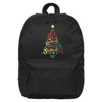 Jesus Is The Reason For The Season Christian Christmas Tree 16 in Basic Backpack