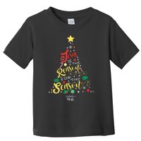 Jesus Is The Reason For The Season Christian Christmas Tree Toddler T-Shirt