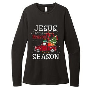 Jesus Is The Reason For The Season Christian Faith Christmas Womens CVC Long Sleeve Shirt