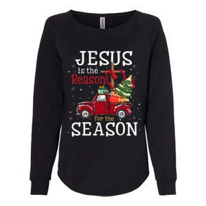 Jesus Is The Reason For The Season Christian Faith Christmas Womens California Wash Sweatshirt