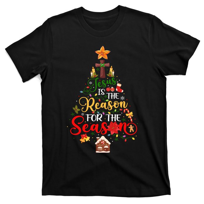 Jesus Is The Reason For The Season Christian Faith Christmas T-Shirt