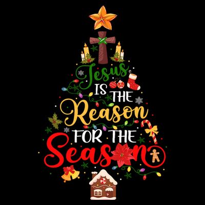 Jesus Is The Reason For The Season Christian Faith Christmas T-Shirt