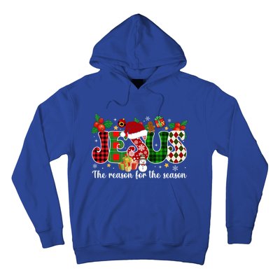 Jesus Is The Reason For The Season Christian Candy Cane Xmas Gift Hoodie