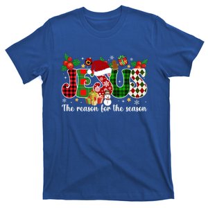 Jesus Is The Reason For The Season Christian Candy Cane Xmas Gift T-Shirt