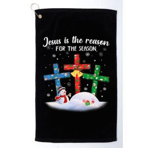 Jesus Is The Reason For The Season Christian Christmas Gift Platinum Collection Golf Towel