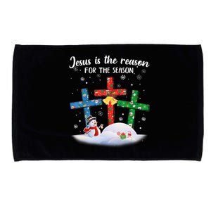 Jesus Is The Reason For The Season Christian Christmas Gift Microfiber Hand Towel