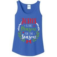 Jesus Is The Reason For The Season Christian Christmas Gift Ladies Essential Tank