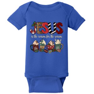 Jesus Is The Reason For The Season For Christmas Christian Meaningful Gift Baby Bodysuit