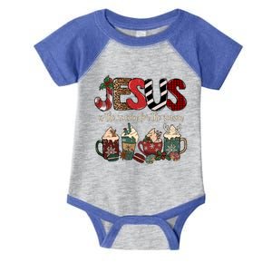 Jesus Is The Reason For The Season For Christmas Christian Meaningful Gift Infant Baby Jersey Bodysuit