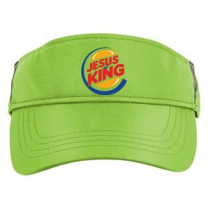 Jesus Is The King Logo Adult Drive Performance Visor