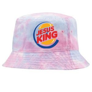 Jesus Is The King Logo Tie-Dyed Bucket Hat