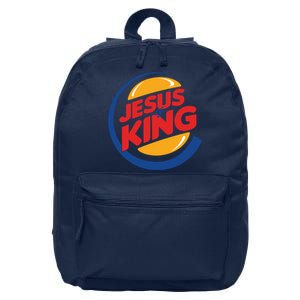 Jesus Is The King Logo 16 in Basic Backpack