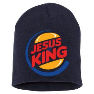 Jesus Is The King Logo Short Acrylic Beanie