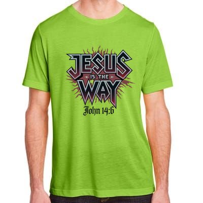 Jesus Is The Way John 146 Bold Design Adult ChromaSoft Performance T-Shirt