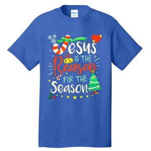 Jesus Is The Reason For The Season Ugly Christmas Sweater Great Gift Tall T-Shirt