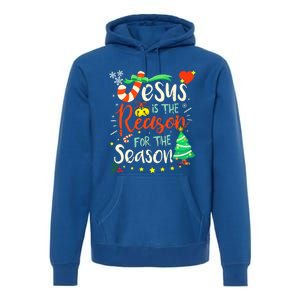 Jesus Is The Reason For The Season Ugly Christmas Sweater Great Gift Premium Hoodie