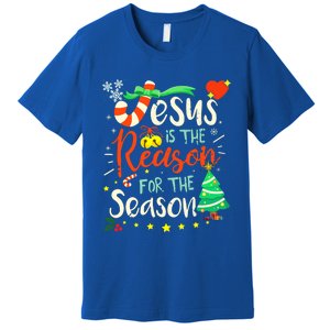 Jesus Is The Reason For The Season Ugly Christmas Sweater Great Gift Premium T-Shirt