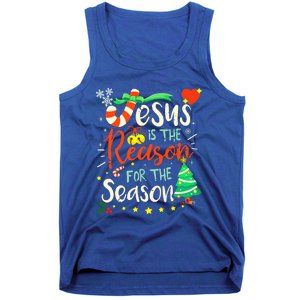 Jesus Is The Reason For The Season Ugly Christmas Sweater Great Gift Tank Top