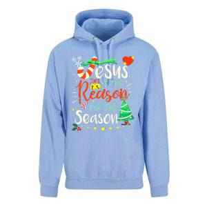 Jesus Is The Reason For The Season Ugly Christmas Sweater Great Gift Unisex Surf Hoodie