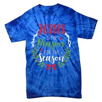 Jesus Is The Reason For The Season Christian Christmas Cute Gift Tie-Dye T-Shirt