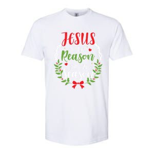 Jesus Is The Reason For The Season Christian Christmas Cute Gift Softstyle CVC T-Shirt