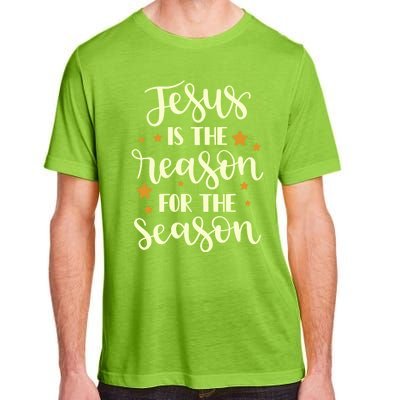 Jesus Is The Reason For The Season God Christmas Gift Adult ChromaSoft Performance T-Shirt