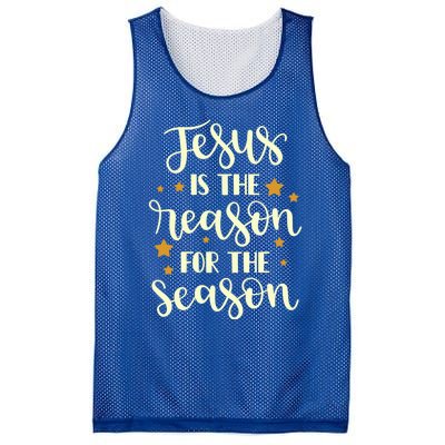 Jesus Is The Reason For The Season God Christmas Gift Mesh Reversible Basketball Jersey Tank