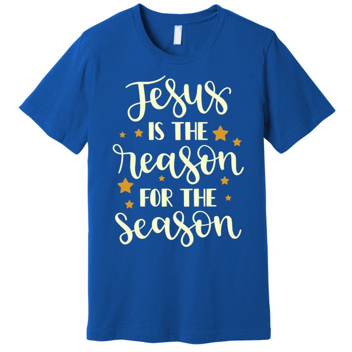 Jesus Is The Reason For The Season God Christmas Gift Premium T-Shirt