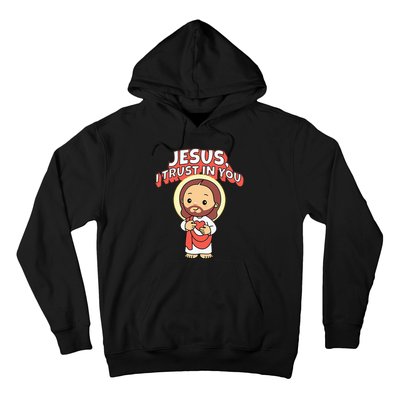 Jesus I Trust In You Divine Mercy Cute Catholic Hoodie