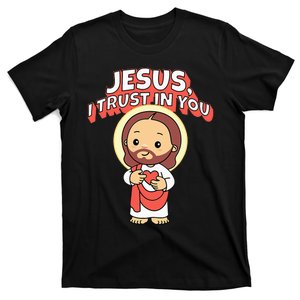 Jesus I Trust In You Divine Mercy Cute Catholic T-Shirt