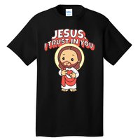 Jesus I Trust In You Divine Mercy Cute Catholic Tall T-Shirt