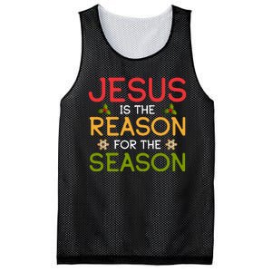 Jesus Is The Reason For The Season Mesh Reversible Basketball Jersey Tank