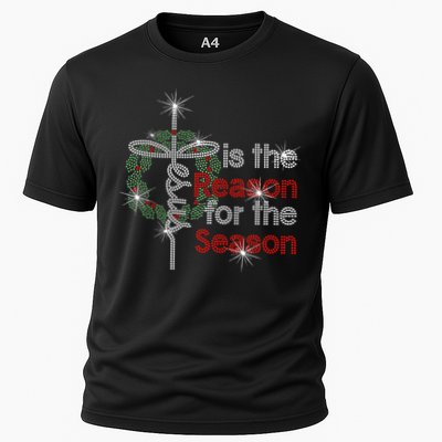 Jesus Is The Reason For The Season Cooling Performance Crew T-Shirt