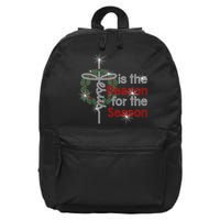 Jesus Is The Reason For The Season 16 in Basic Backpack