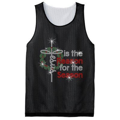 Jesus Is The Reason For The Season Mesh Reversible Basketball Jersey Tank