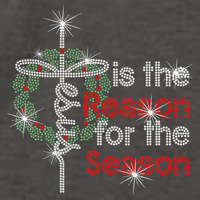 Jesus Is The Reason For The Season Vector Backpack