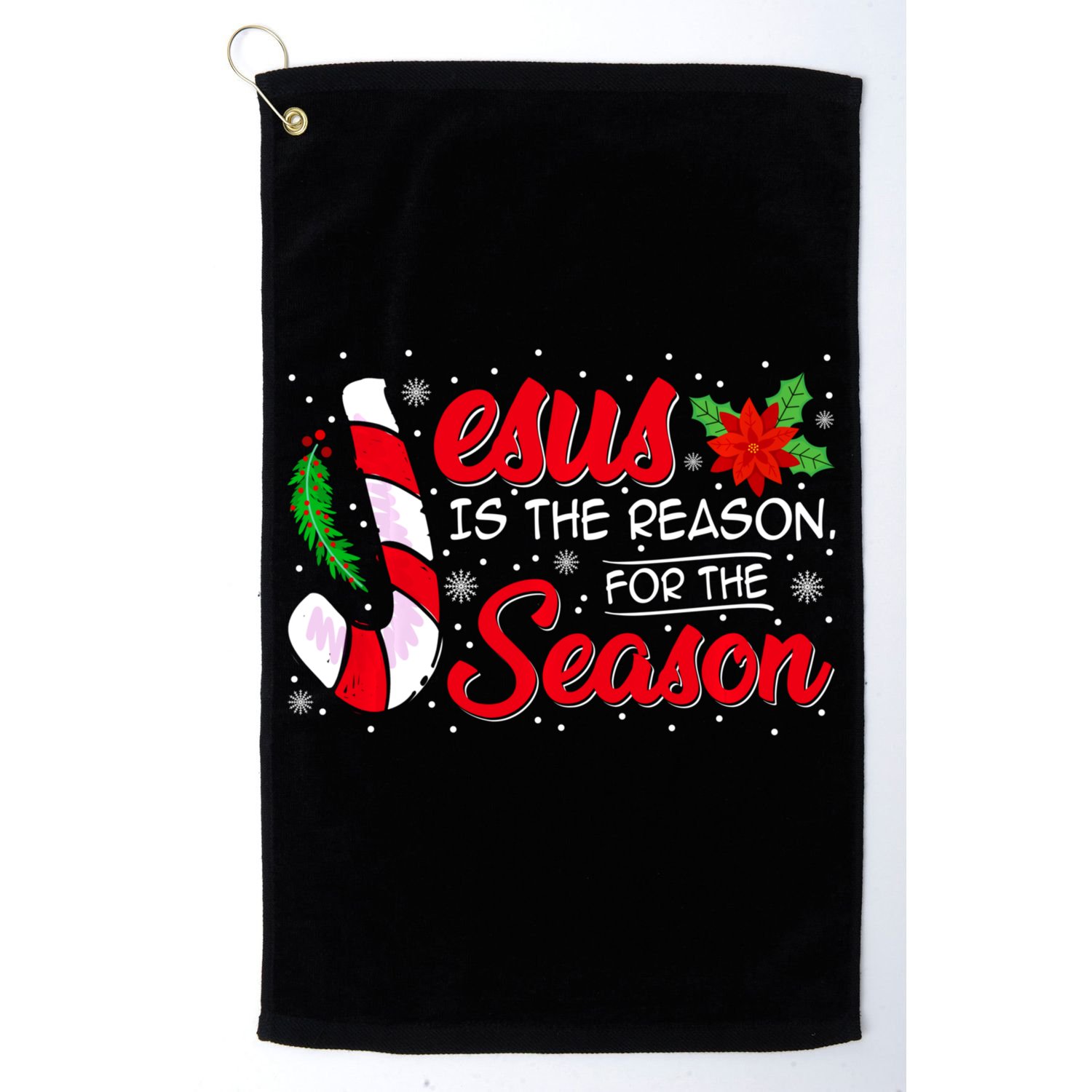 Jesus Is The Reason For The Season Christian Christmas Party Golf Towel