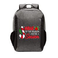 Jesus Is The Reason For The Season Christian Christmas Party Vector Backpack