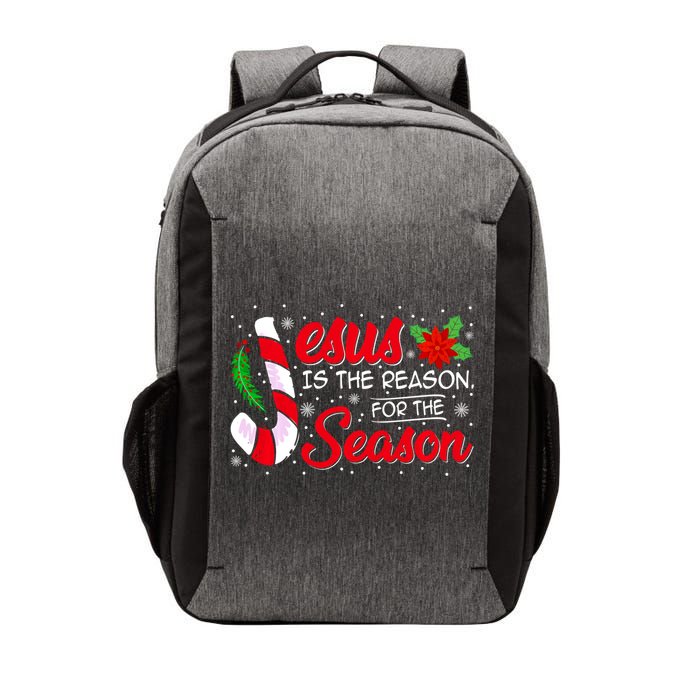 Jesus Is The Reason For The Season Christian Christmas Party Vector Backpack