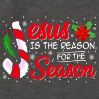 Jesus Is The Reason For The Season Christian Christmas Party Vector Backpack