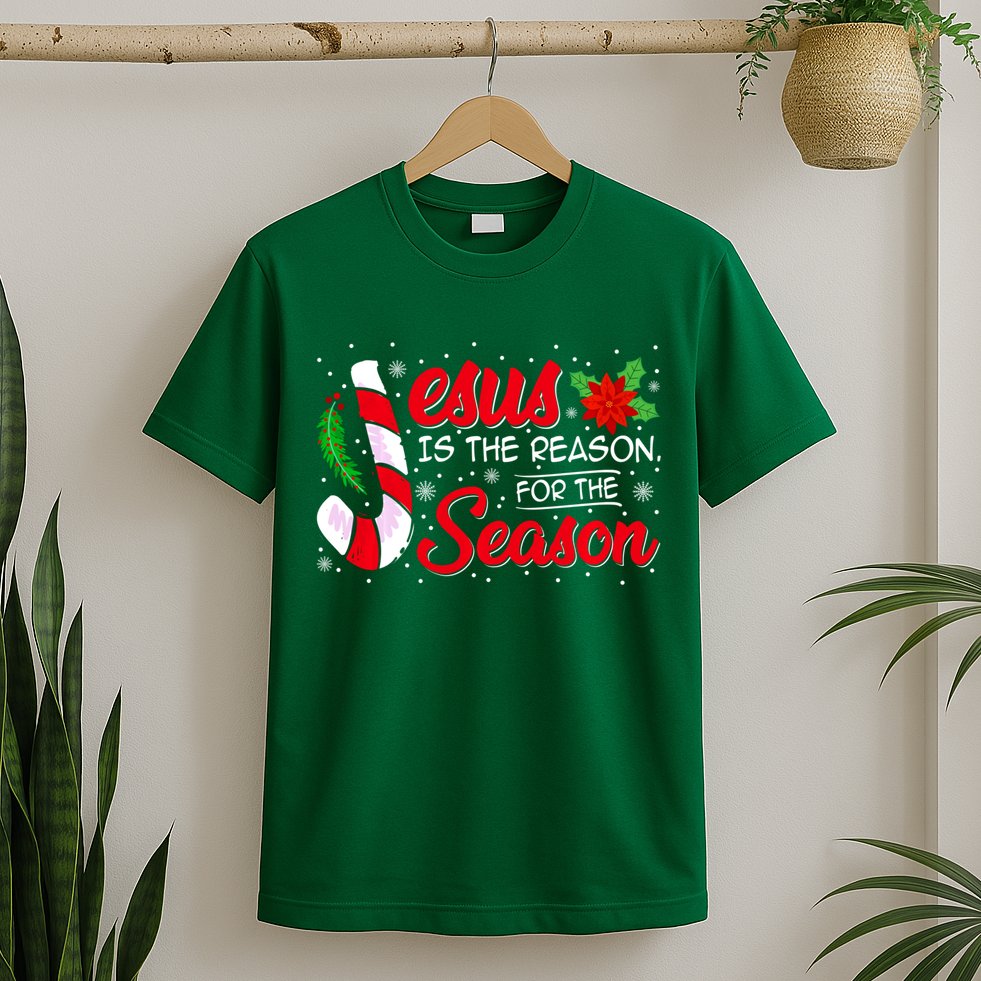 Jesus Is The Reason For The Season Christian Christmas Party T-Shirt