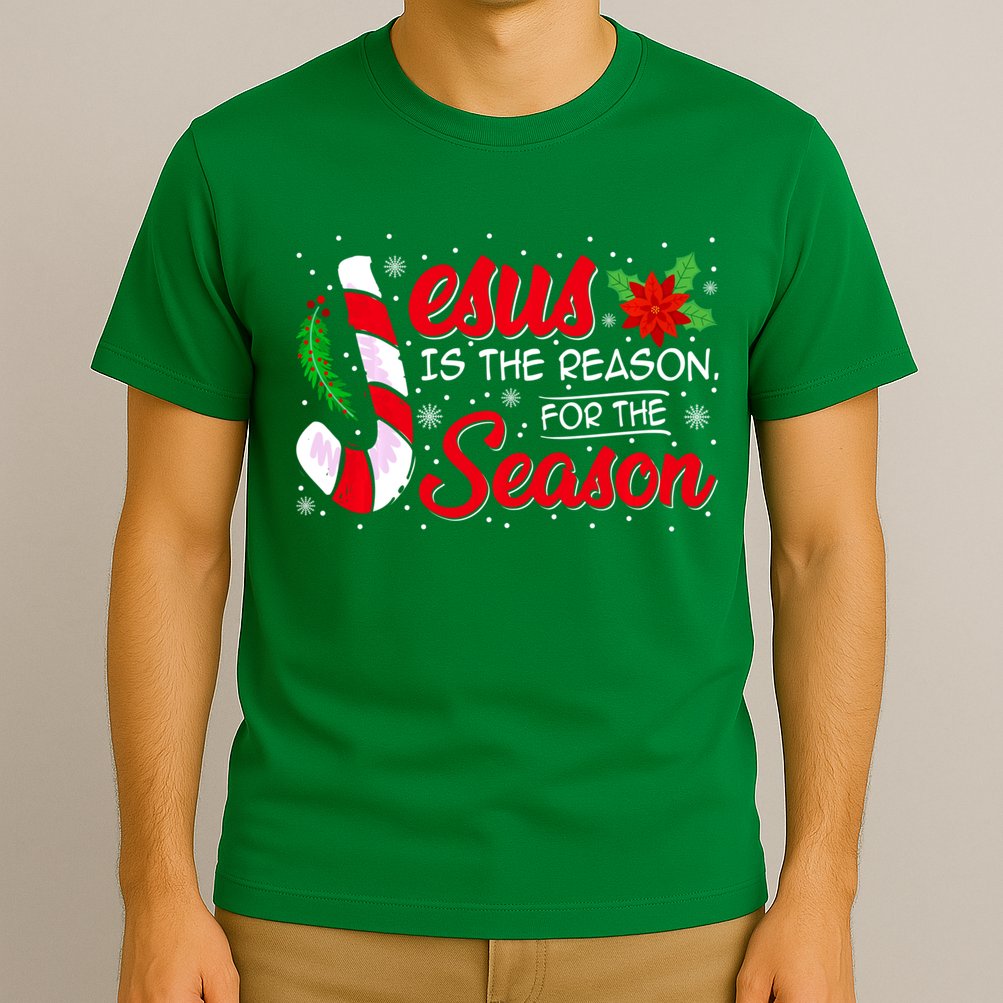 Jesus Is The Reason For The Season Christian Christmas Party T-Shirt
